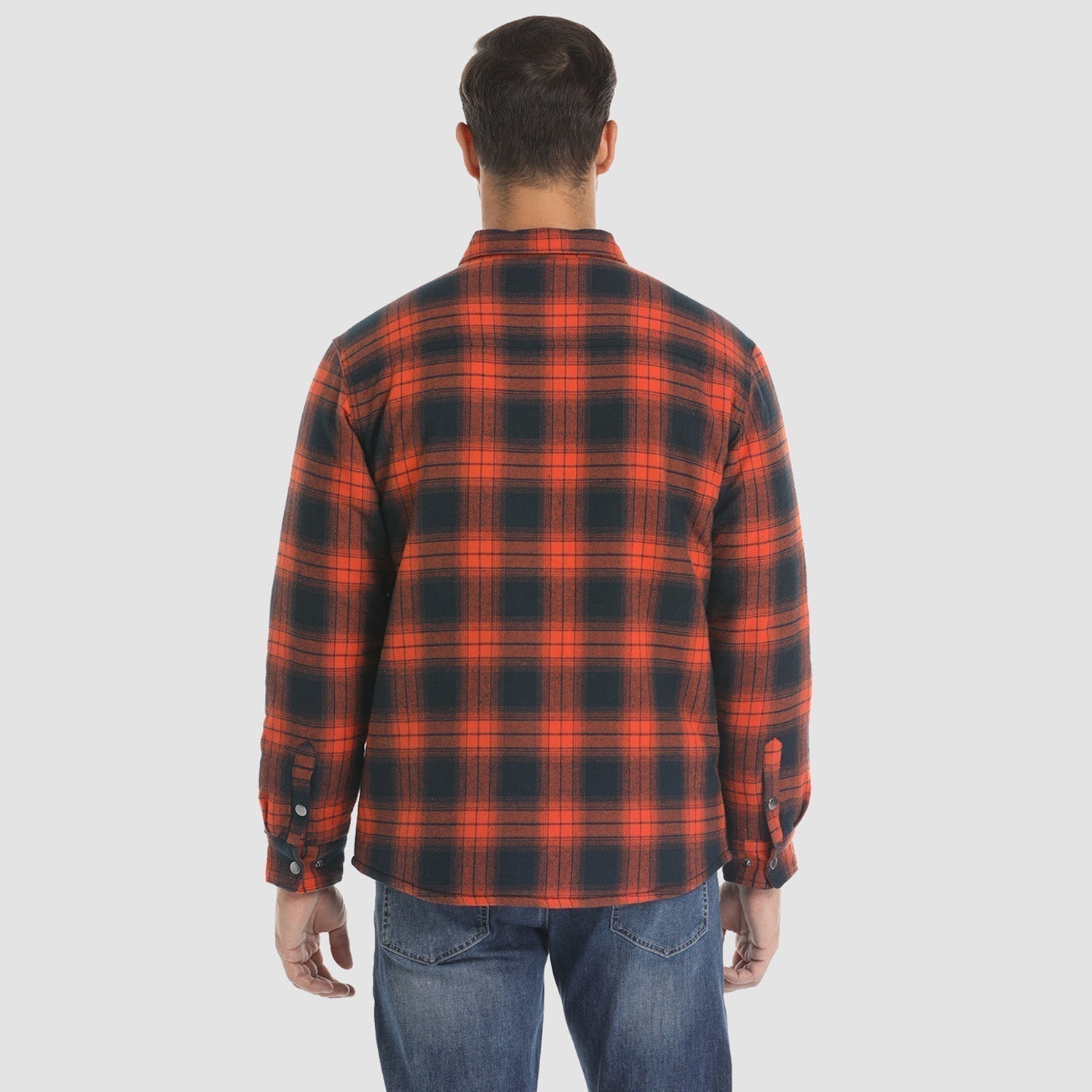 Checkered Jacket | Button-Up | Quilted Liner | Plaid Jacket | Men's Clothing 