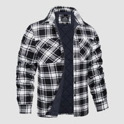 Checkered Jacket | Button-Up | Quilted Liner | Plaid Jacket | Men's Clothing 