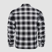 Checkered Jacket | Button-Up | Quilted Liner | Plaid Jacket | Men's Clothing 