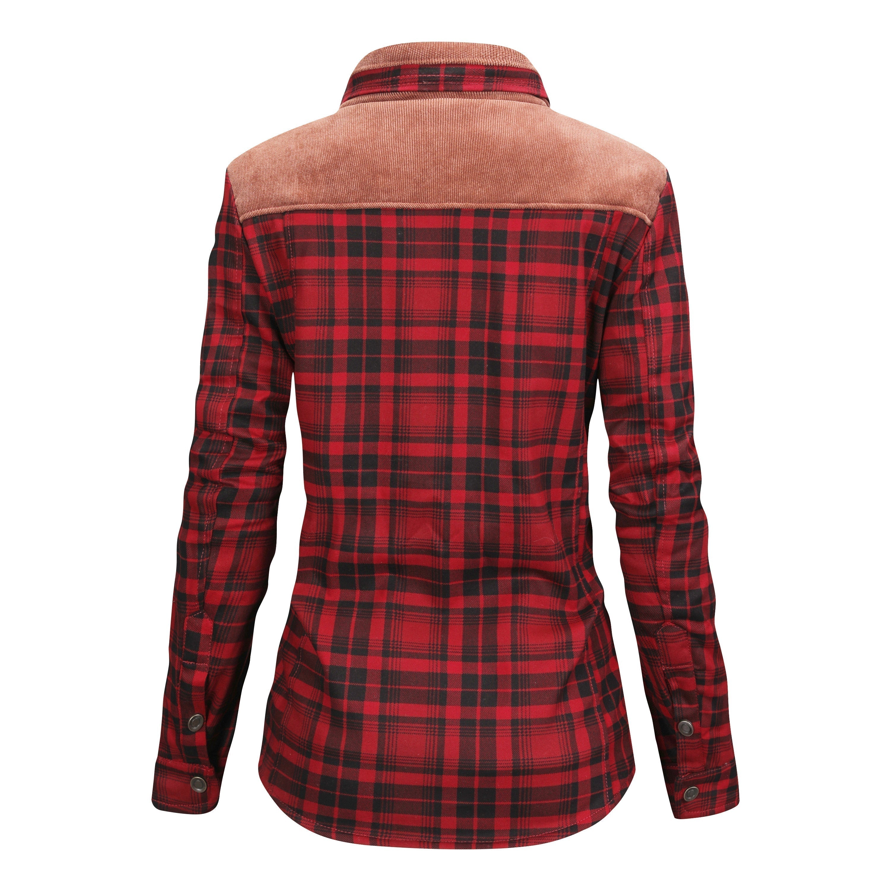 Fleece Lined Jacket | Plaid | Button-Up | Checkered Jacket | Men's Overshirt