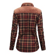 Fleece Lined Jacket | Plaid | Button-Up | Checkered Jacket | Men's Overshirt