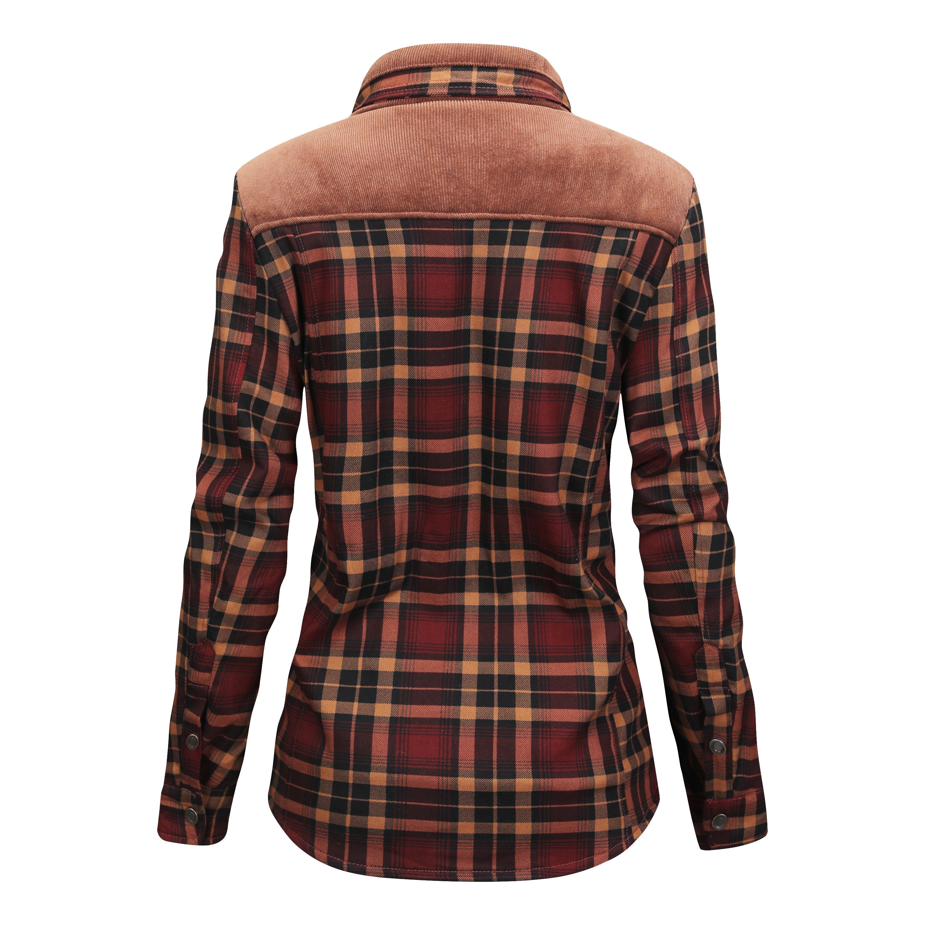 Fleece Lined Jacket | Plaid | Button-Up | Checkered Jacket | Men's Overshirt