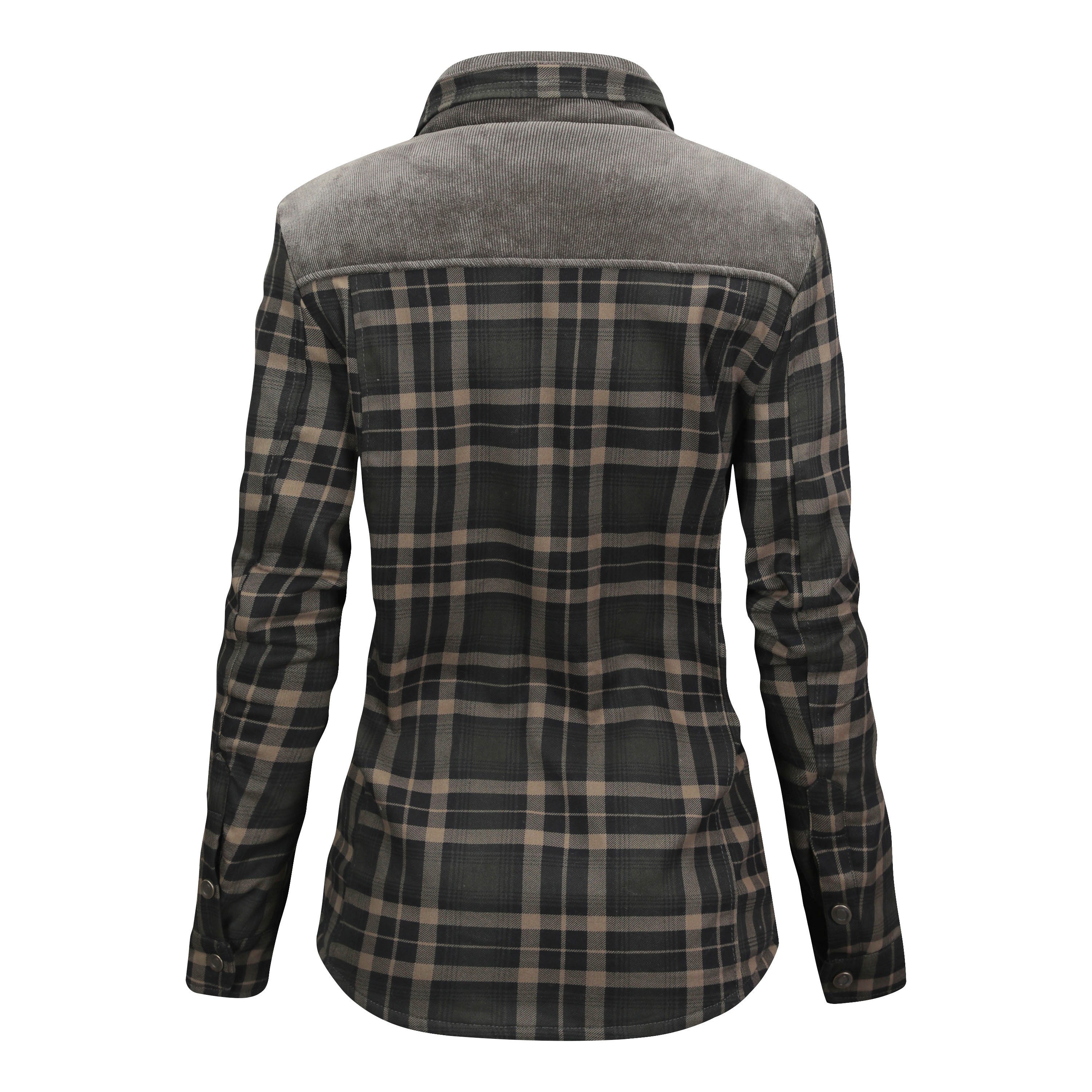 Fleece Lined Jacket | Plaid | Button-Up | Checkered Jacket | Men's Overshirt