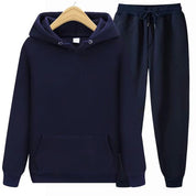 Sweatsuit - Comfy - Two-Piece - Hoodie Jogger Set - Men's Jogging Suit Sets
