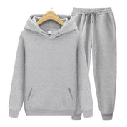 Sweatsuit - Comfy - Two-Piece - Hoodie Jogger Set - Men's Jogging Suit Sets
