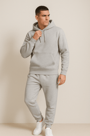 Sweatsuit - Comfy - Two-Piece - Hoodie Jogger Set - Men's Jogging Suit Sets
