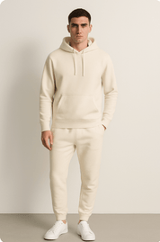 Sweatsuit - Comfy - Two-Piece - Hoodie Jogger Set - Men's Jogging Suit Sets