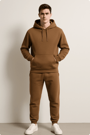 Sweatsuit - Comfy - Two-Piece - Hoodie Jogger Set - Men's Jogging Suit Sets