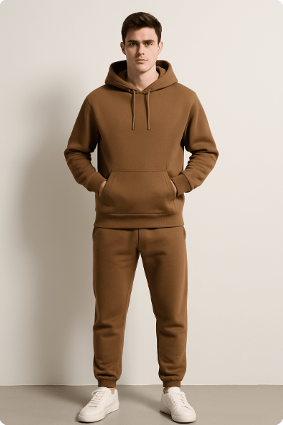 Sweatsuit - Comfy - Two-Piece - Hoodie Jogger Set - Men's Jogging Suit Sets