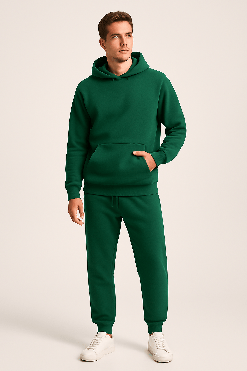Sweatsuit - Comfy - Two-Piece - Hoodie Jogger Set - Men's Jogging Suit Sets