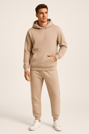 Sweatsuit - Comfy - Two-Piece - Hoodie Jogger Set - Men's Jogging Suit Sets