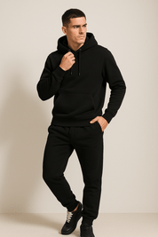 Sweatsuit - Comfy - Two-Piece - Hoodie Jogger Set - Men's Jogging Suit Sets