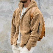 Fleece Hoodie | Warm | Zip-Up | Teddy Hoodie | Men's Fleece Jacket