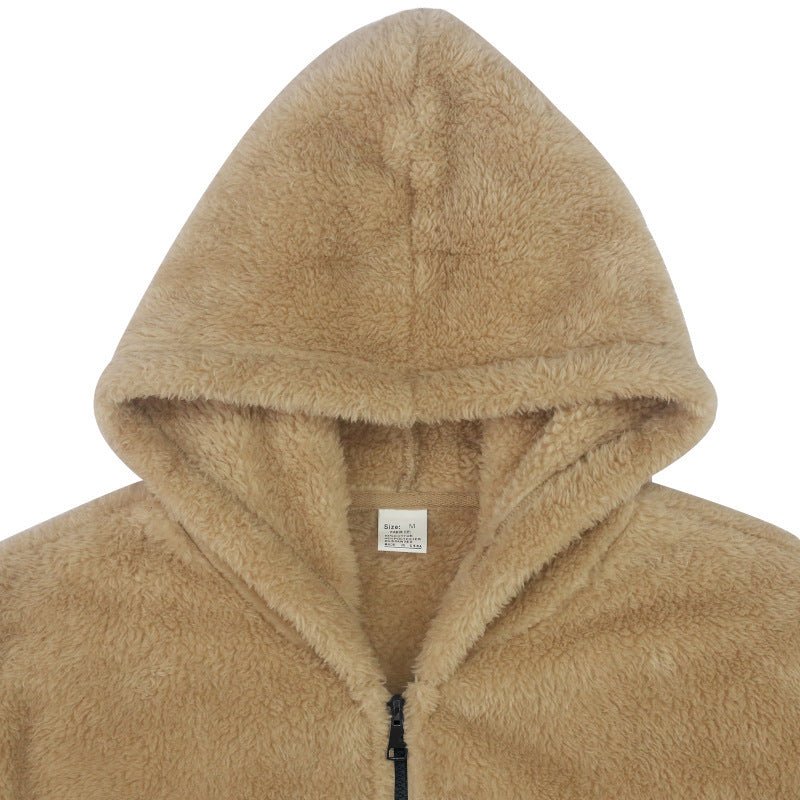 Fleece Hoodie | Warm | Zip-Up | Teddy Hoodie | Men's Fleece Jacket