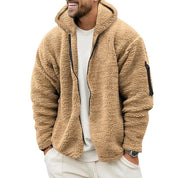 Fleece Hoodie | Warm | Zip-Up | Teddy Hoodie | Men's Fleece Jacket