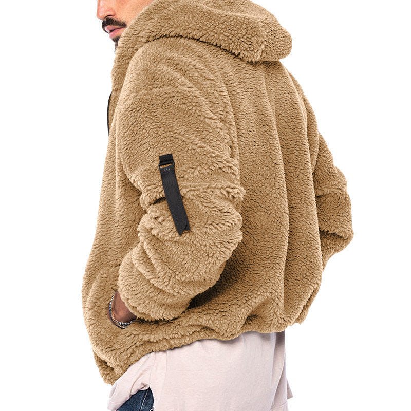 Fleece Hoodie | Warm | Zip-Up | Teddy Hoodie | Men's Fleece Jacket