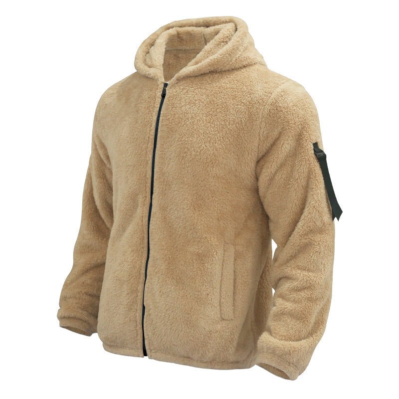 Fleece Hoodie | Warm | Zip-Up | Teddy Hoodie | Men's Fleece Jacket