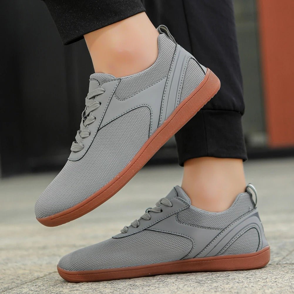 Sneakers - Men's Comfortable Breathable Lace-Up Walking Shoes