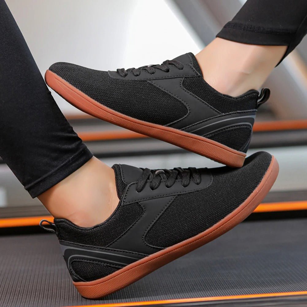 Sneakers - Men's Comfortable Breathable Lace-Up Walking Shoes