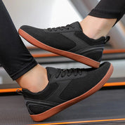 Sneakers - Men's Comfortable Breathable Lace-Up Walking Shoes