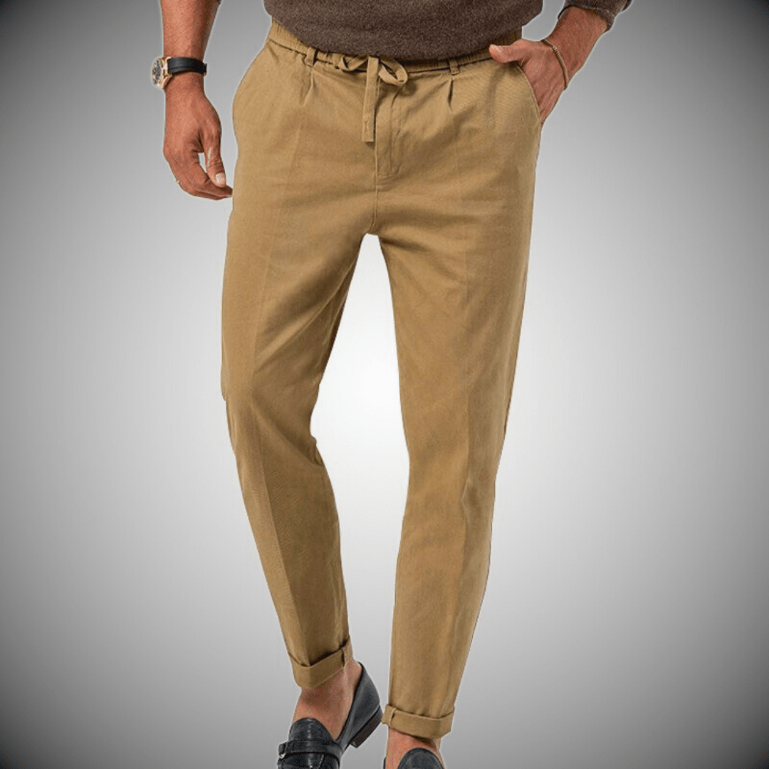 Chinos - Men's Drawstring Lightweight Chino Pants
