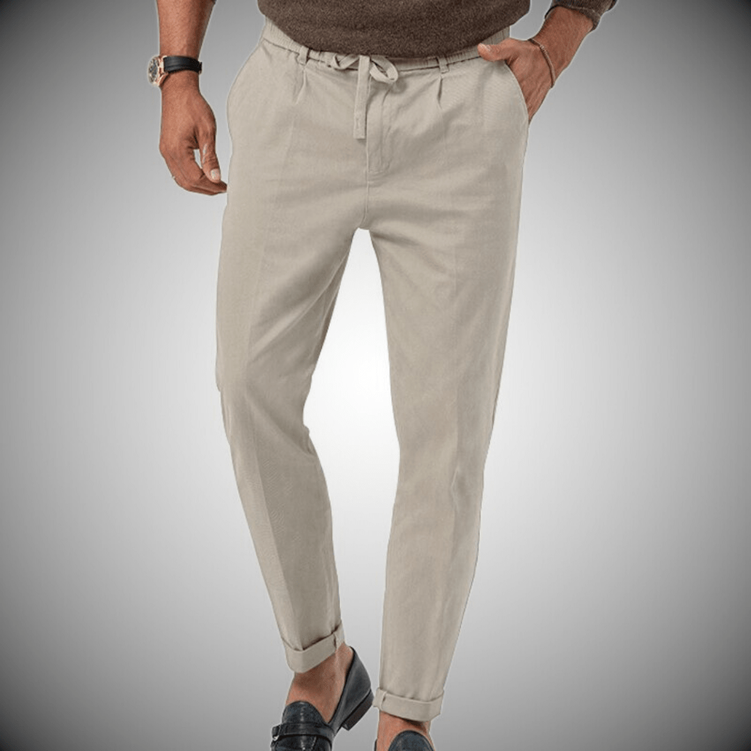 Chinos - Men's Drawstring Lightweight Chino Pants