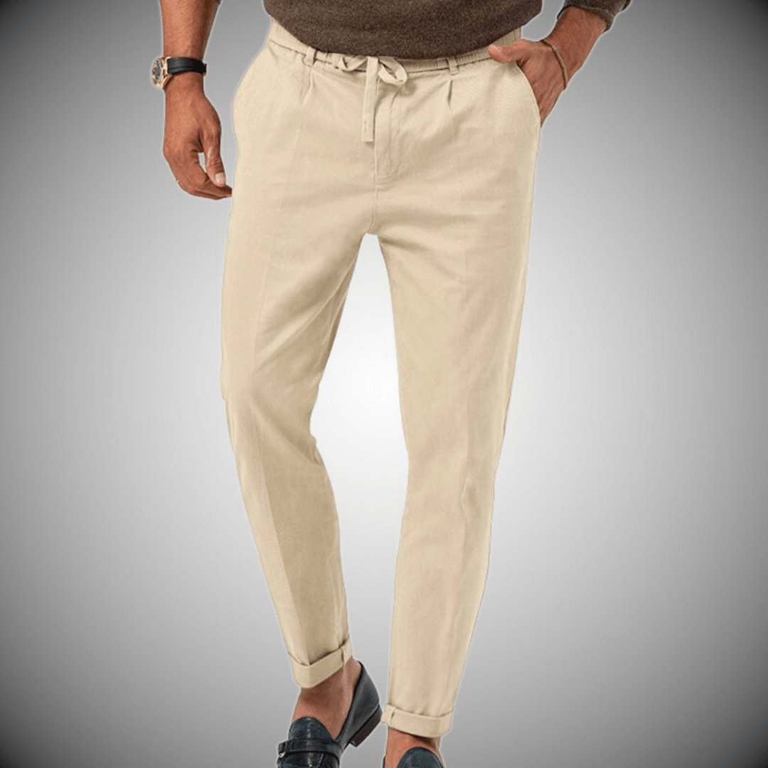 Chinos - Men's Drawstring Lightweight Chino Pants