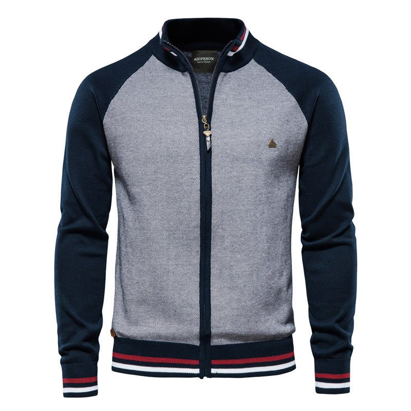 Men's Zip-Up Sweatshirt - Lightweight - Full Zip - Summer Jacket - Men's Clothing