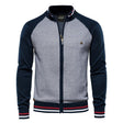 Men's Zip-Up Sweatshirt - Lightweight - Full Zip - Summer Jacket - Men's Clothing