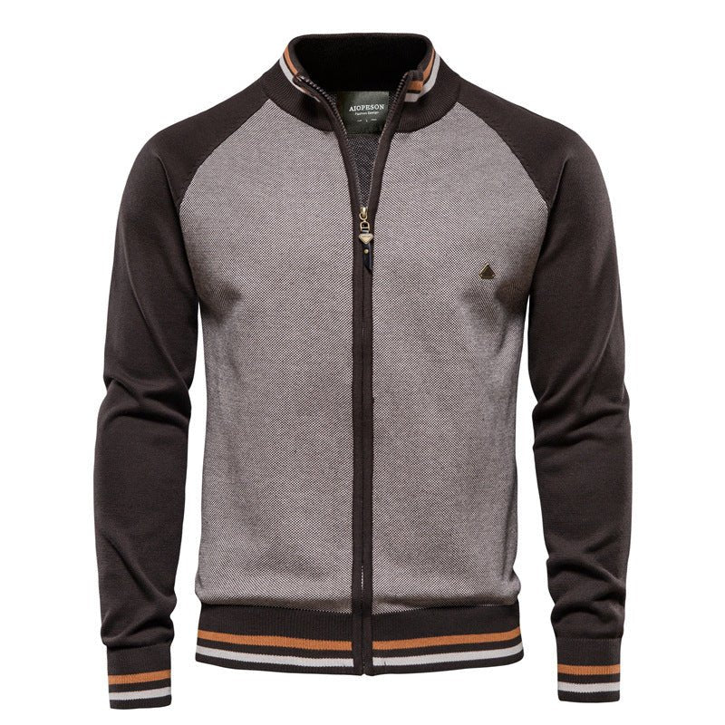 Men's Zip-Up Sweatshirt - Lightweight - Full Zip - Summer Jacket - Men's Clothing