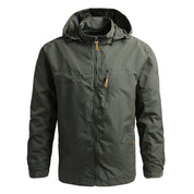 Softshell Jacket - Men's Hooded Waterproof Outdoor Windproof Jacket