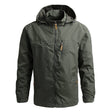 Softshell Jacket - Men's Hooded Waterproof Outdoor Windproof Jacket