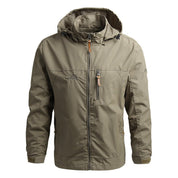 Softshell Jacket - Men's Hooded Waterproof Outdoor Windproof Jacket