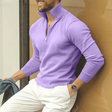 Polo Jumper | Long Sleeve | Pullover | Quarter Zip Jumper | Men's Quarter Zip Sweater