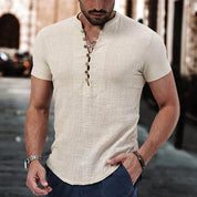 Summer Shirt | Short Sleeve | Lightweight | Linen Shirt | Men's Shirt