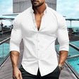 Long Sleeve Shirt | Breathable | Collared | Button-Up Shirt | Men's Shirts