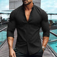 Long Sleeve Shirt | Breathable | Collared | Button-Up Shirt | Men's Shirts