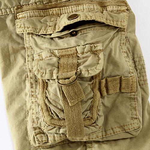 Cargo Shorts | Long | Pockets | Army Shorts | Men's Shorts