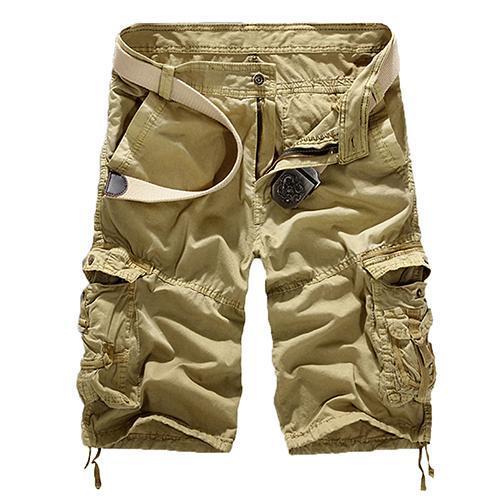 Cargo Shorts | Long | Pockets | Army Shorts | Men's Shorts