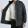 Male Winter Jacket | Hooded | Fur Lined | Puffer Jacket | Men's Padded Jacket