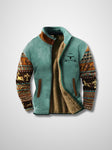 Fleece Jacket - Men's Warm Zip-Up Sherpa Lined Jacket for Winter