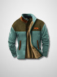 Fleece Jacket - Men's Warm Zip-Up Sherpa Lined Jacket for Winter