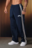 Track Pants - Men's Striped Elastic Waist Jogger Sweatpants