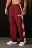 Track Pants - Men's Striped Elastic Waist Jogger Sweatpants
