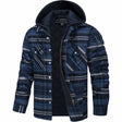 Hoodie Jacket - Plaid - Quilted Liner - Zip-Up Hoodie - Men's Jacket