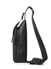 Men's Bag | Charging Port | Adjustable Strap | Waterproof Bag | Crossbody Bag
