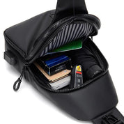 Men's Bag | Charging Port | Adjustable Strap | Waterproof Bag | Crossbody Bag