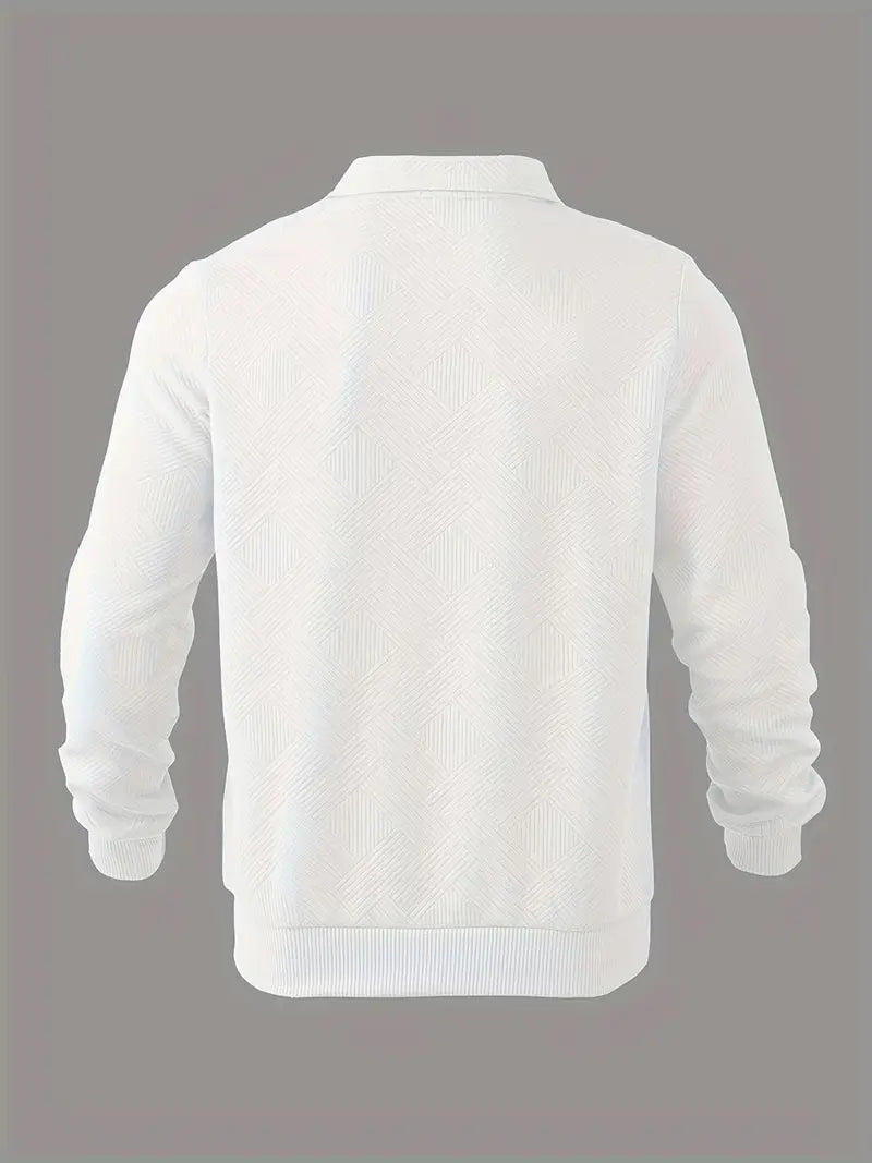 Quarter Zip Sweatshirt | Collared | Regular zip | Mens Half Zip Pullover | Men's Clothing