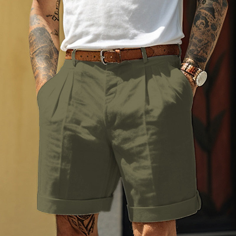 Men's Linen Shorts | Cotton | Summer | Linen Shorts | Men's Shorts